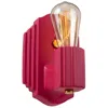 Justice Design Deco Rectangle Sconce - Cerise - Pb