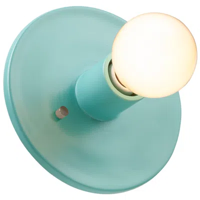Justice Design Discus 8" High Reflecting Pool Wall Sconce