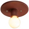 Justice Design Discus Flush-mount - Canyon Clay