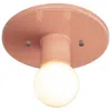 Justice Design Discus Flush-mount - Gloss Blush