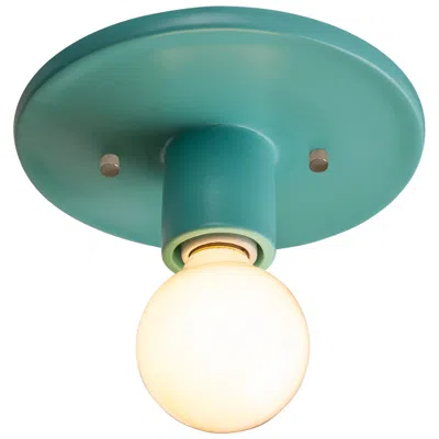 Justice Design Discus Flush-mount - Reflecting Pool