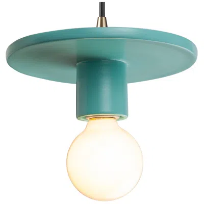 Justice Design Discus Pendant - Rp - Black Cord