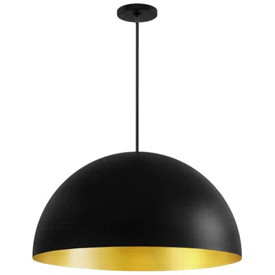 Justice Design Elias 23 1/2" Wide Matte Black Pendant Light