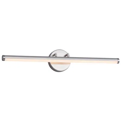 Justice Design Fianco 24.5" Wide Ada Brushed Nickel Linear Led Bath Light