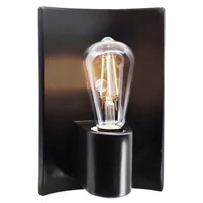 Justice Design Flex Carbon Matte Black  Wall Sconce