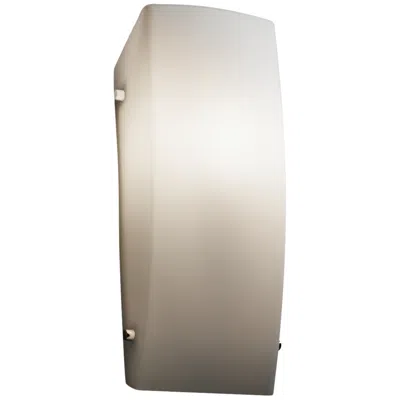 Justice Design Fusion™ 14" High Opal Glass Rectangular Wall Sconce