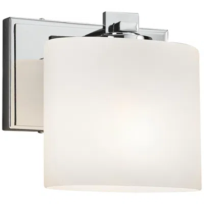 Justice Design Fusion™ Era 6 3/4" High Polished Chrome Wall Sconce