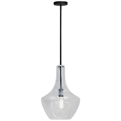 Justice Design Fusion™ Harlow 12" Wide Matte Black Mini Pendant Light