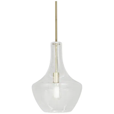 Justice Design Fusion™ Harlow 14" Wide Brushed Brass Pendant Light