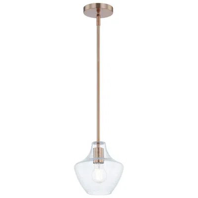 Justice Design Fusion Harlow 7 1/2" Wide Brushed Brass Mini Pendant