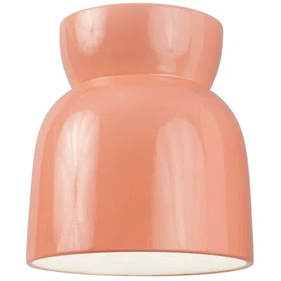 Justice Design Hourglass Outdoor Flush-mount - Blush