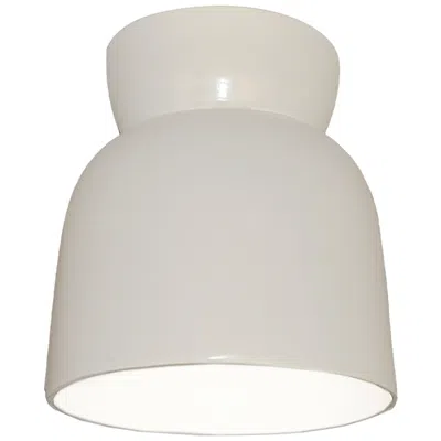 Justice Design Hourglass Outdoor Flush-mount - White