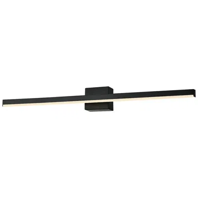 Justice Design Lineari 24" Wide Ada Matte Black Linear Led Bath Light