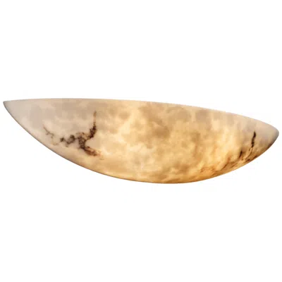 Justice Design Lumenaria 23 1/2" Modern Faux Alabaster Wall Sconce