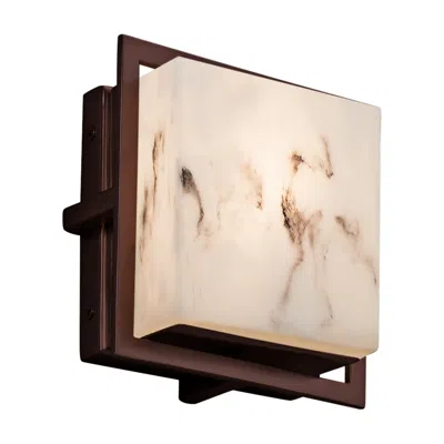 Justice Design Lumenaria Avalon 6 1/2" High Dark Bronze Led Outdoor Wall Light