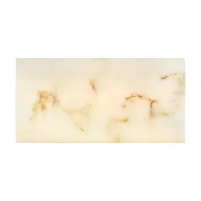Justice Design Lumenaria Medley 5" High Faux Alabaster Resin Led Wall Sconce