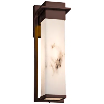 Justice Design Lumenaria Pacific 16 1/2"h Bronze Led Outdoor Wall Light