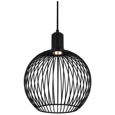 Justice Design Orland 12" Wide Matte Black Led Pendant