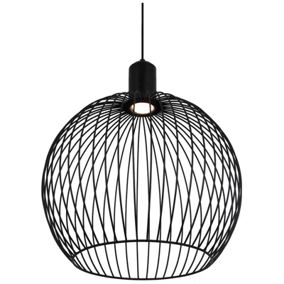 Justice Design Orland 19" Wide Matte Black Led Pendant