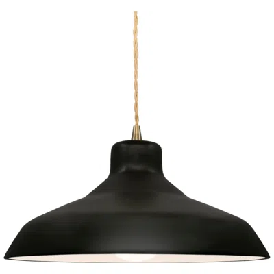 Justice Design Radiance 13.5"w Carbon Frame Antique Brass Loft Beige Twisted Led Pend
