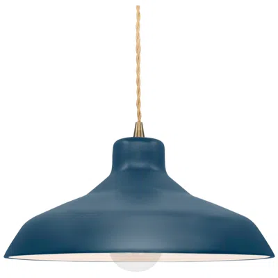 Justice Design Radiance 13.5"w Midnight Frame Antique Brass Loft Beige Twisted Led Pe