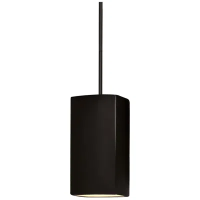 Justice Design Radiance 5 1/2"w Carbon Black Mini Pendant