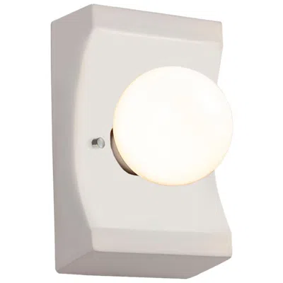 Justice Design Scoop Bisque Wall Sconce