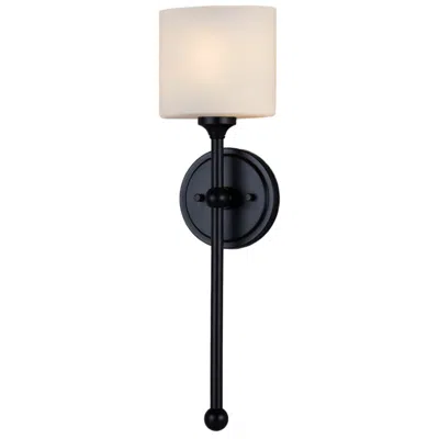 Justice Design Sequoia 22" High Matte Black Ada Wall Sconce