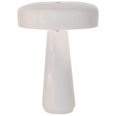 Justice Design Spire 17.75" Tall Gloss White Ceramic Table Lamp