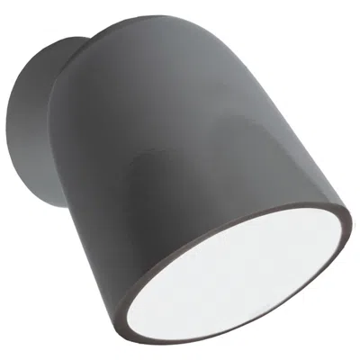 Justice Design Splash Gloss Grey Wall Sconce