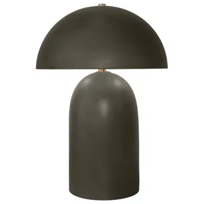 Justice Design Tall Kava 18.25" Tall Pewter Green Ceramic Table Lamp