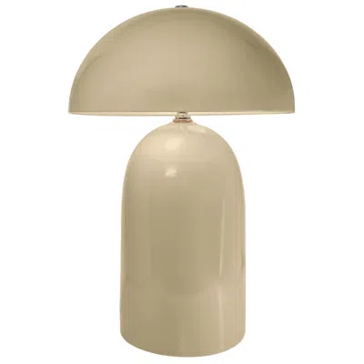 Justice Design Tall Kava 18.25" Tall Vanilla (gloss) Ceramic Table Lamp