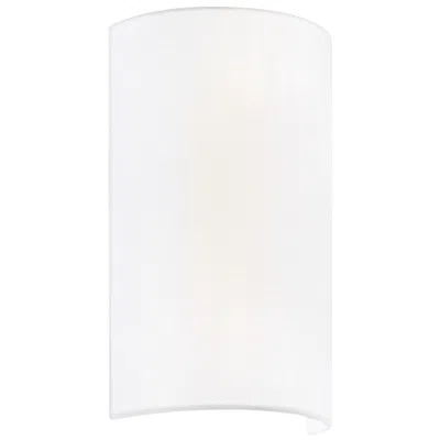 Justice Design Textile Classic 12.5" High 2-light White Linen Wall Sconce