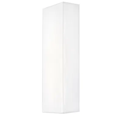 Justice Design Textile Classic 17" High White Linen Led Wall Sconce