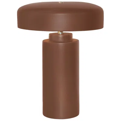 Justice Design Tower 16.5" Tall Canyon Clay Ceramic Table Lamp