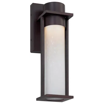 Justice Design Wooster 12" High Matte Black Led Outdoor Wall Light