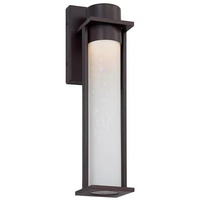 Justice Design Wooster 15" High Matte Black Led Outdoor Wall Light