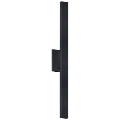 Justice Design Zarai 36" High Ada Matte Black Led Outdoor Wall Light