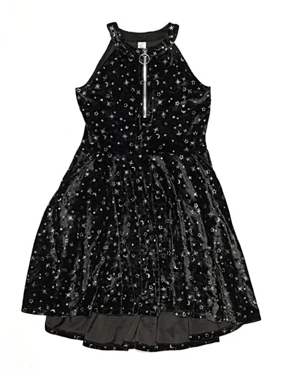Pre-owned Justice Kids' Dress In Black