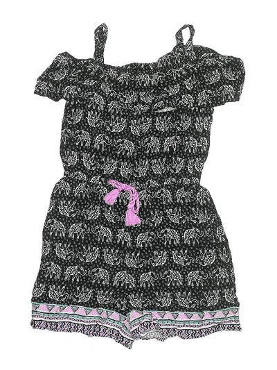 Pre-owned Justice Kids' Dress In Black