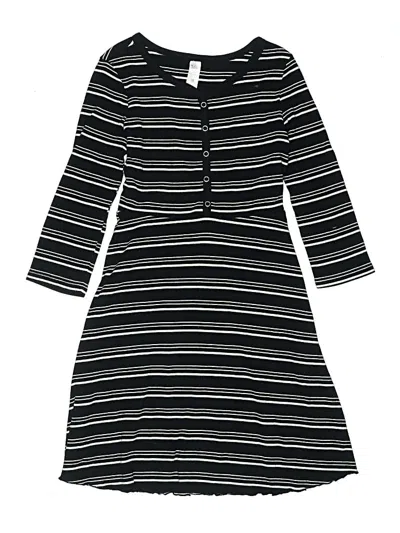 Pre-owned Justice Kids' Dress In Black