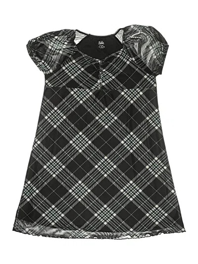 Pre-owned Justice Kids' Dress In Black