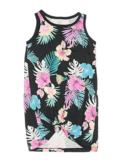 Pre-owned Justice Kids' Dress In Black