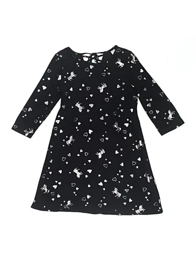 Pre-owned Justice Kids' Dress In Black
