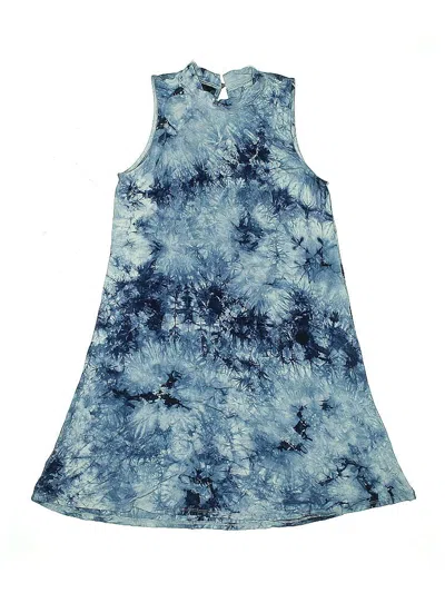 Pre-owned Justice Kids' Dress In Blue
