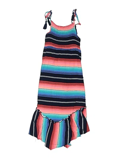 Pre-owned Justice Kids' Dress In Blue