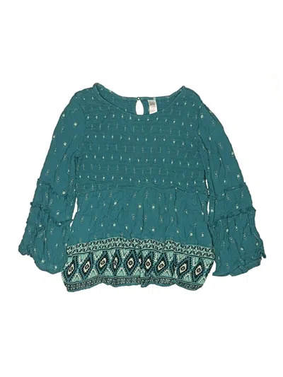 Pre-owned Justice Kids' Dress In Blue