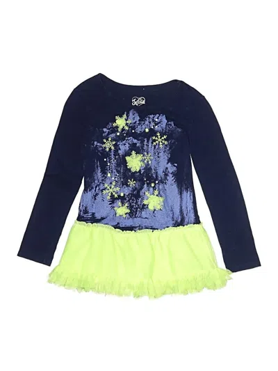 Pre-owned Justice Kids' Dress In Blue