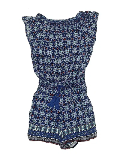 Pre-owned Justice Kids' Dress In Blue