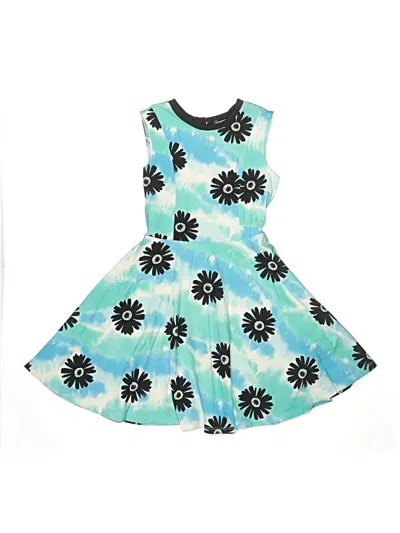 Pre-owned Justice Kids' Dress In Blue